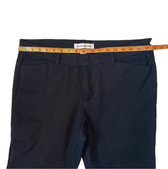 Amazon Essentials Women's Woven Pants NWT Size 14 Black - Picture 3 of 6